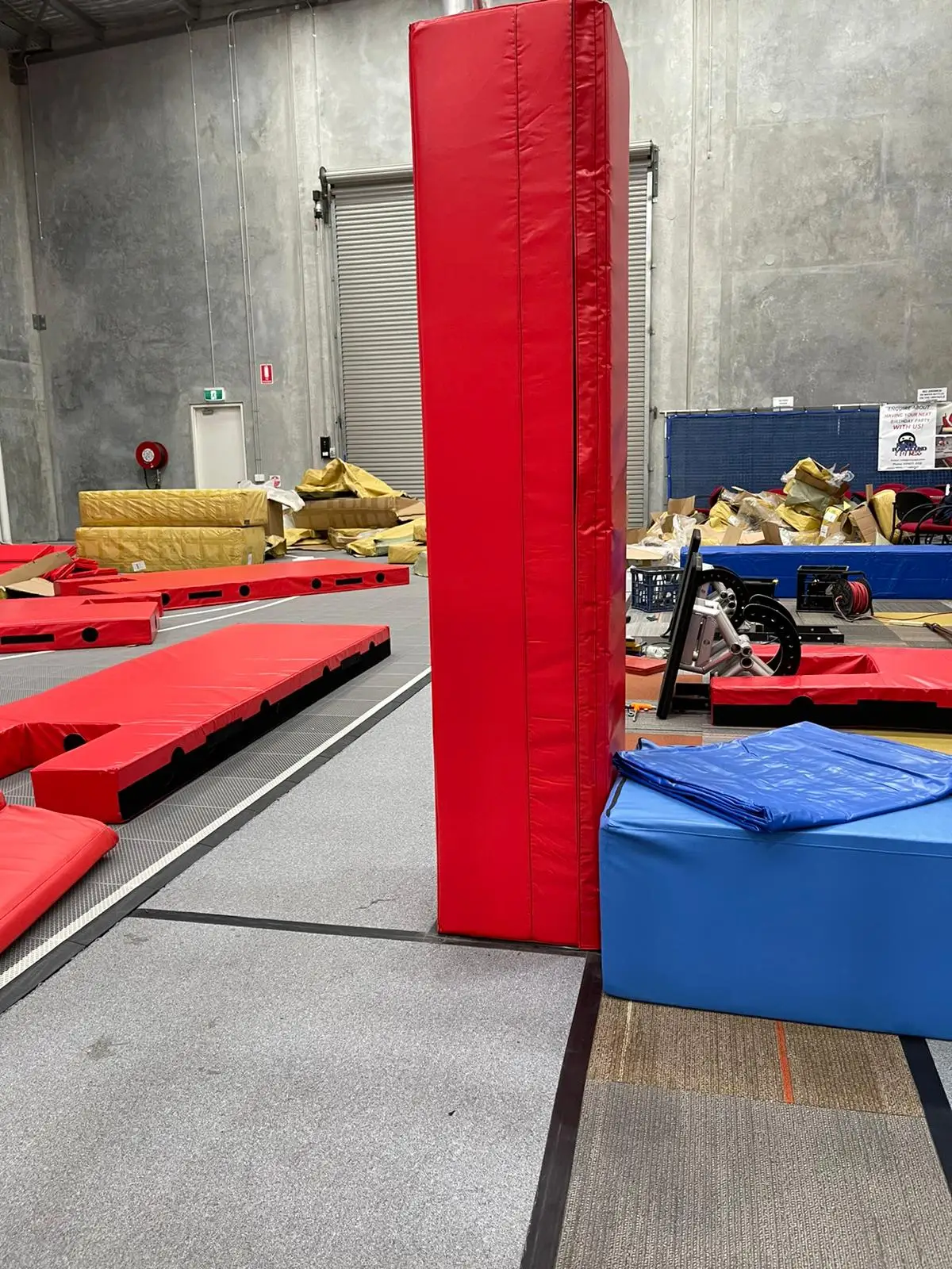 Ninja Course Indoor Obstacles Exercise Post Padding Pole Mats Column Pad