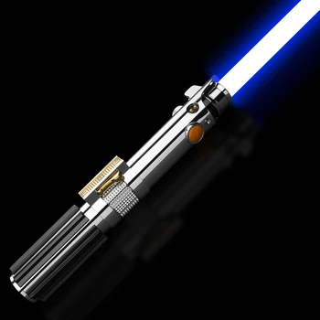 New Design Anakin Hilt Dueling Lightsaber Saber Metal With Light Sound Blaster Lock up Flash on Clash Light Saber