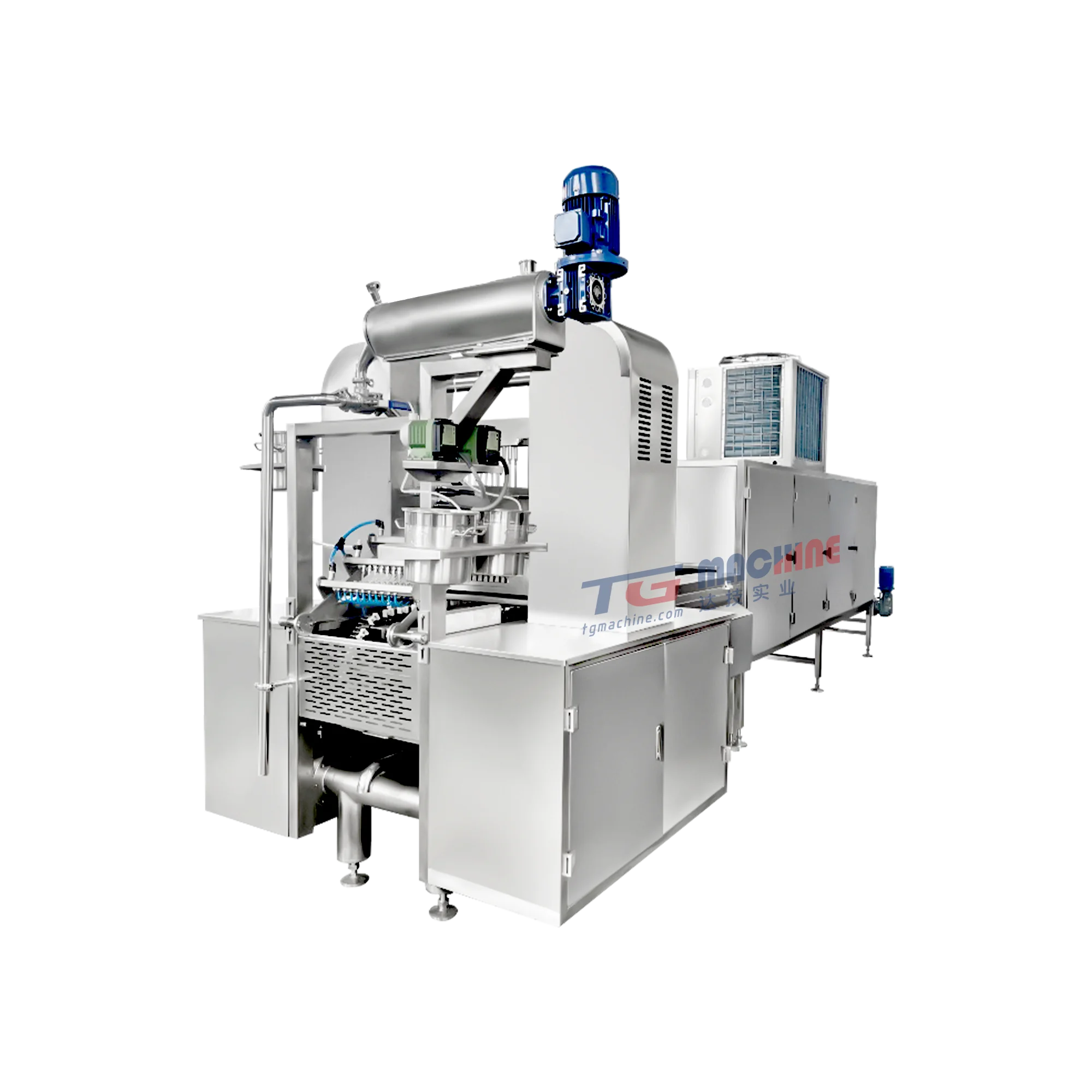 Small Jelly Gummy Bear Depositor Full Automatic Fabrication Bonbon ...