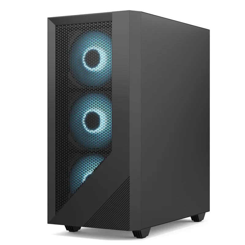 New Design ATX HD USB3.0 Tempered Glass Computer Case for Gaming PC Towers Used for Desktop Manufacturer