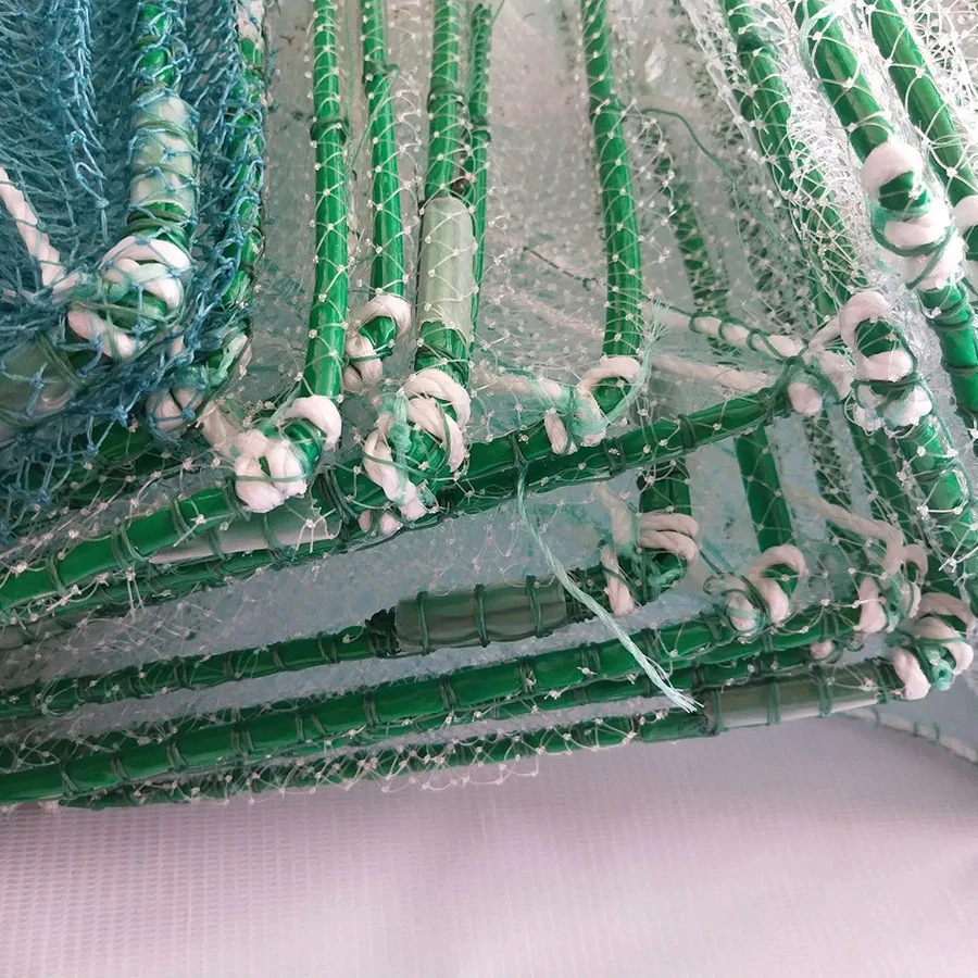 Dragon Bubu Fish Net Trawling Net Cheap for Sale Double Fish Cage Green Fish Trap