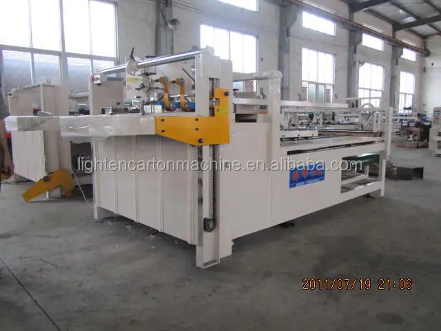 Carton folding and gluing machine/carton packing machine /corrugated box machine