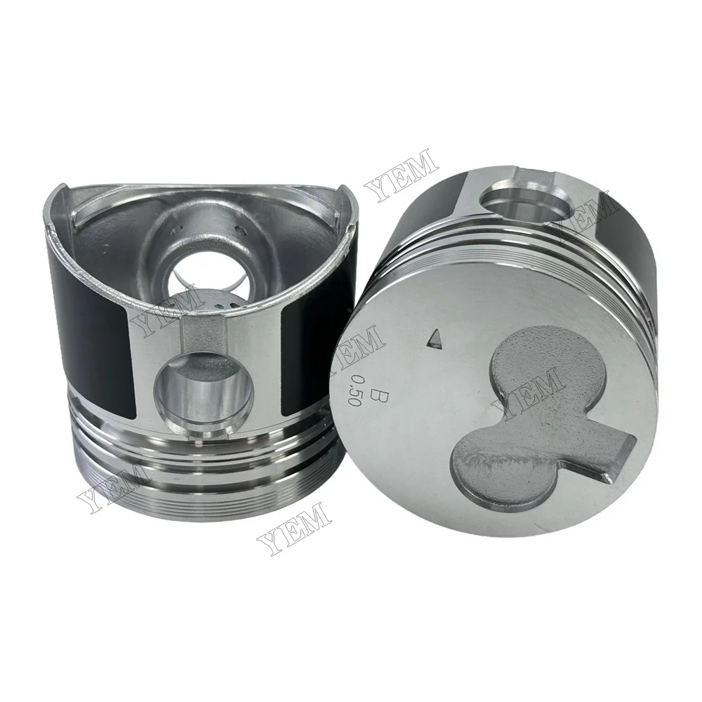 Piston With Pin Circlip Fit for Mitsubishi K4F Engine Parts 4