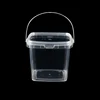 Cubo cuadrado transparente