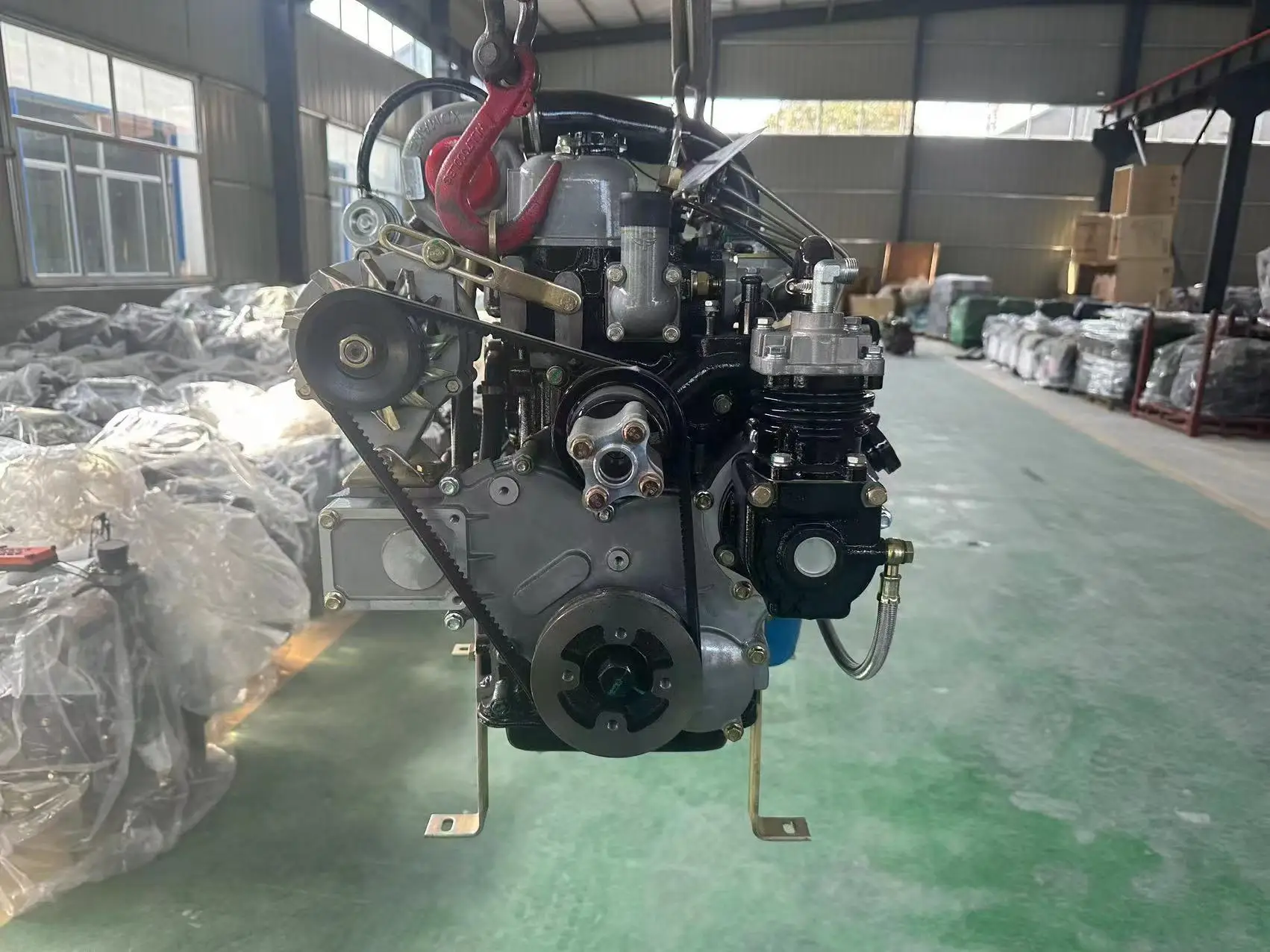 京商F-16エンジンDF組み立て済未使用品 Japanese Used Original Engine 6D14 6D16 for Truck