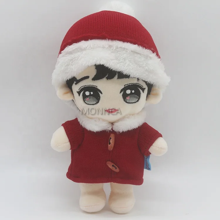 Custom Anime Design Stuffed Plush Toy Dolls for Gift Custom Made Idol Human Plush Soft Dolls