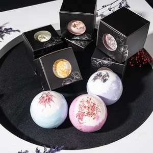 OEM Private Label Custom Natural Ingredient Aromatherapy Relaxation Soak Bubble Bath Bombs Gift Set