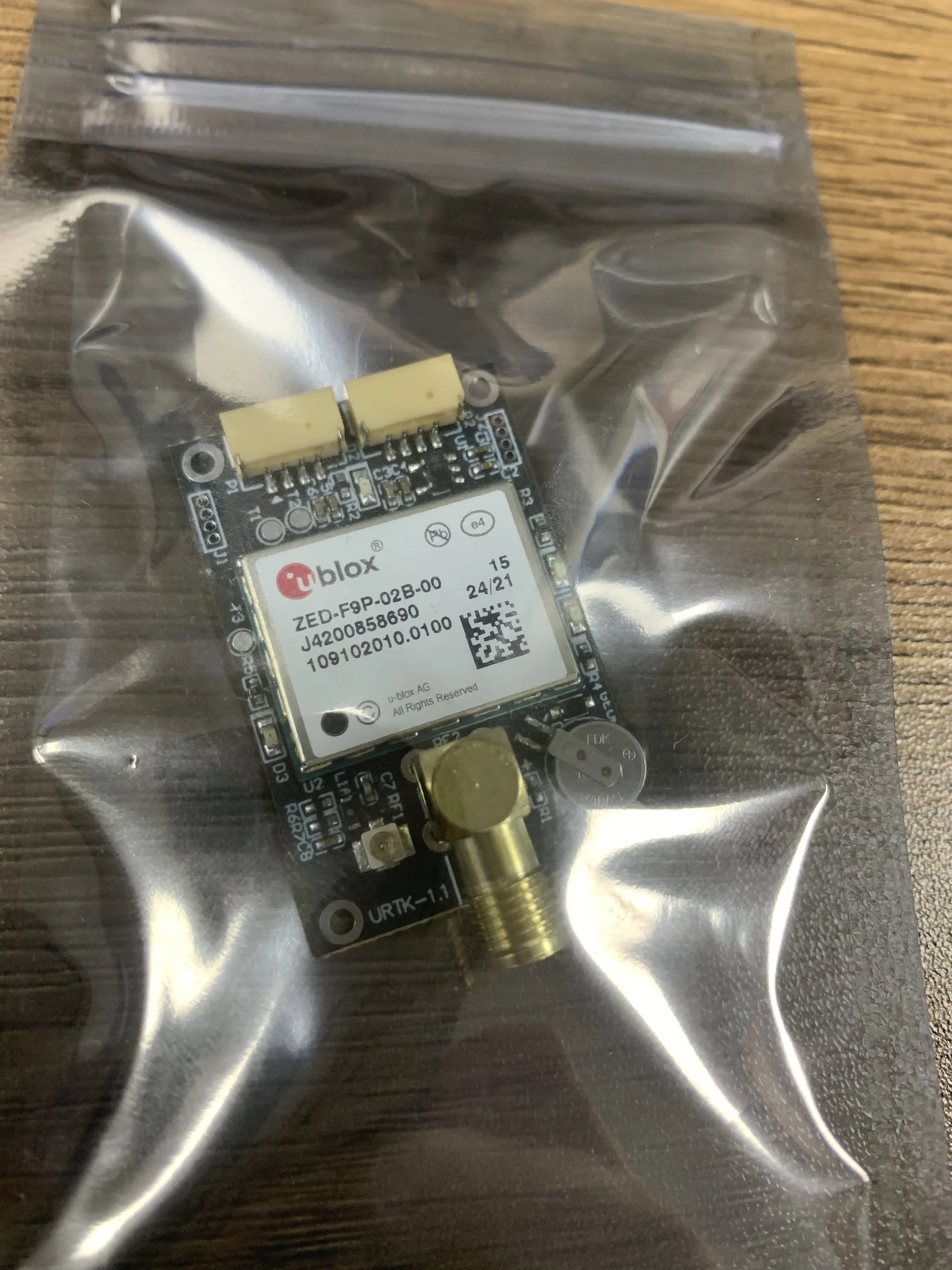 Ublx Gps Module ZED-F9P ZED-F9P-02B-00 RTK InCase PIN GNSS/GPS Receiver Board with S MA and USB Drone Development Board
