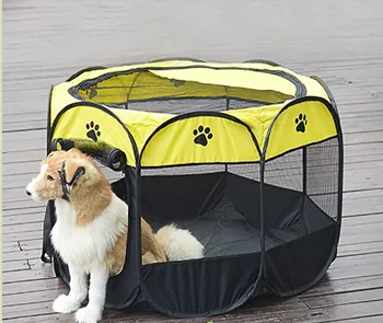 Pet cats dogs tent outdoor Pet Big Tent Easy Operation Dog Play House Cage Playpen Puppy Kennel Durable Outdoor