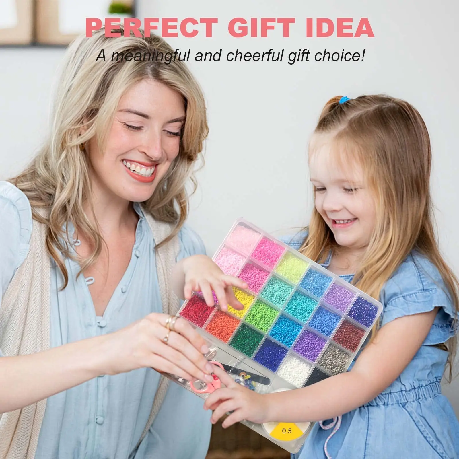 Manufacturer Wholesale 2mm Custom Glass Crystal Seed Beads Kit Beaded