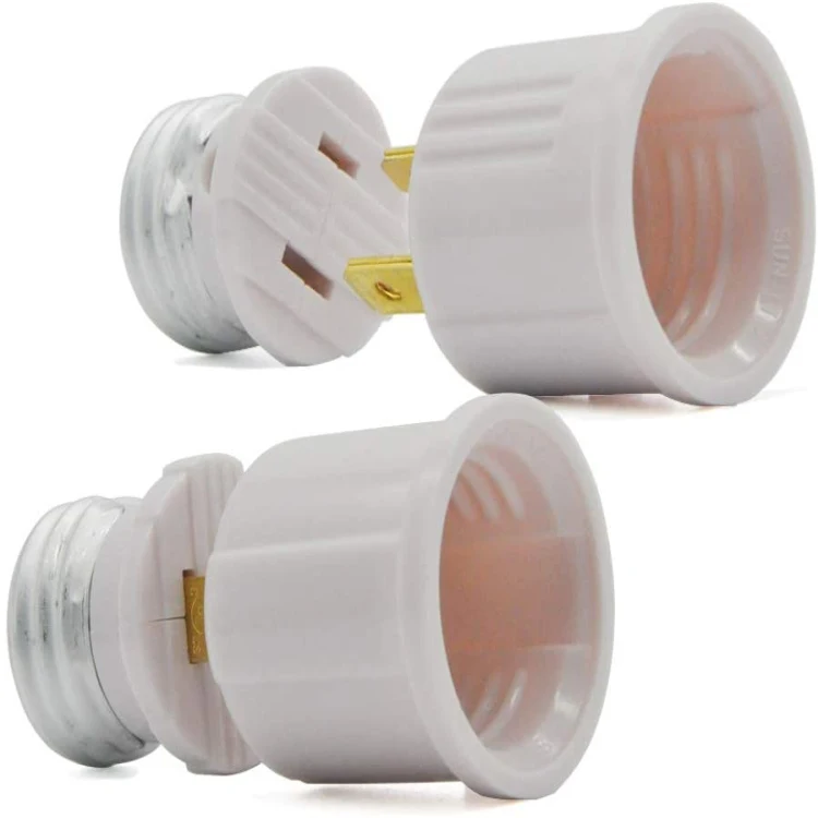 2x GU10 To GU10 Light Bulb Lamp Adaptor Converter Holder 52mm Socket Extender 