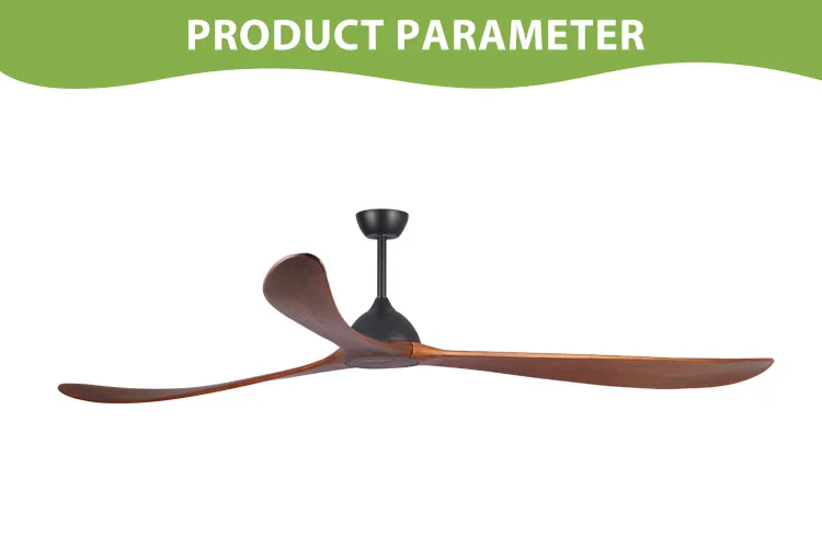 Simple European Style Ceiling Fan Wood Blade Remote 220V Stock Living Room Ceiling Fan In Wooden