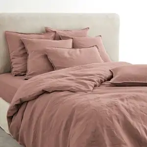 Factory Direct Sales Comforter Cover Set Soft Like Prewashed  Microfibre Shipping Solid Comforter Sets