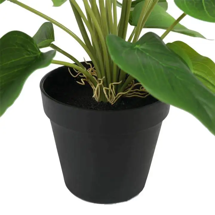 Artificial Lily Flower with Pot Best Quality Bonsai Artificial Flowering White Peace Lily Calla Lily Plant