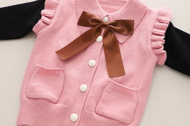 Wholesale Autumn Winter Colors Girls Clothes Set Baby Girls Long