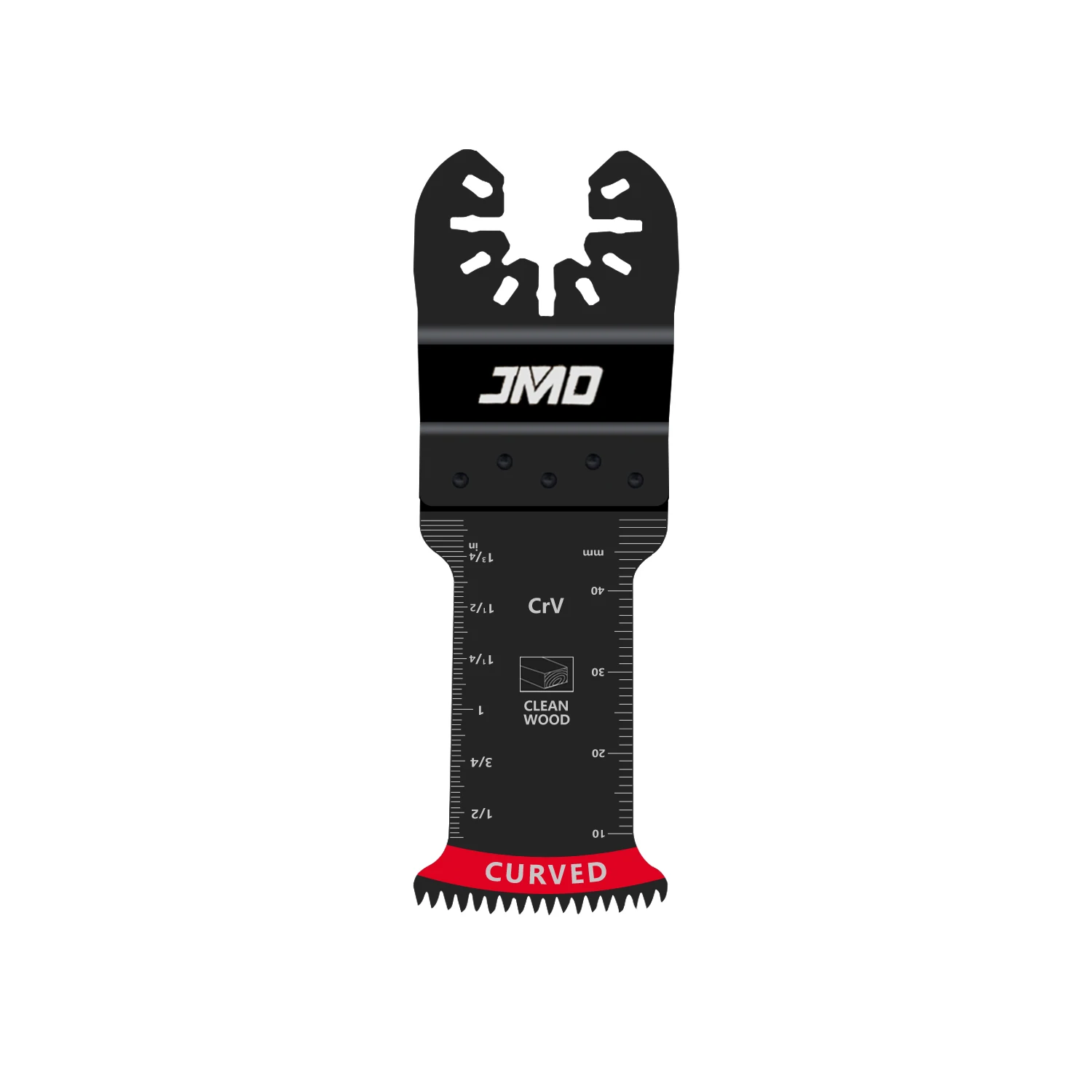 JMD Oscillating Saw Blade Custom HCS 32mm Curved Teeth Oscillating Multitool Blades Extra Long