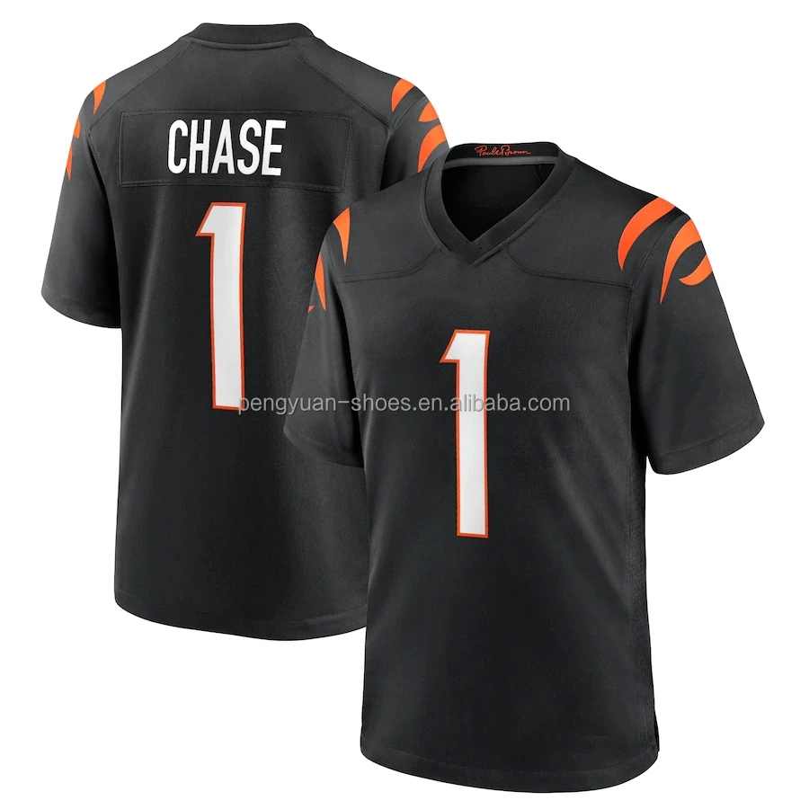 Best Quality #1 Ja'marr Chase #9 Joe Burrow #28 Joe Mixon #85 Tee Higgins  #2 Evan Mcpherson Stitched American Football Jersey - Buy Ja'marr Chase