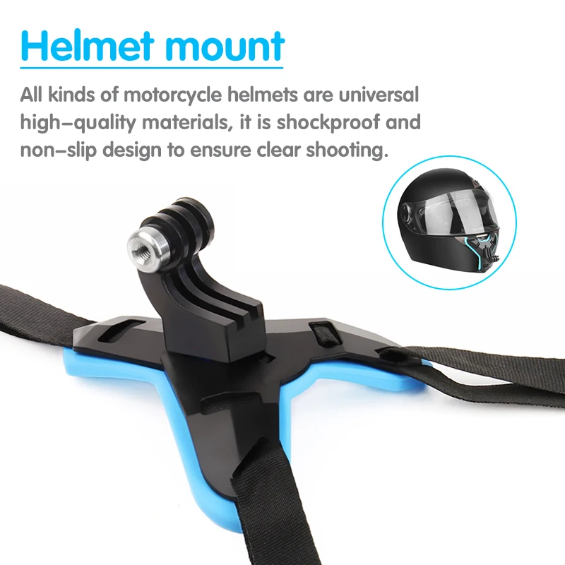 Kitway pour GoPro Hero montage casque adaptateur vélo support pour caméra  Accessoire pour support de caméra pour casque de moto avec mentonnière -  Chine Kit d'accessoires pour caméra GoPro action & Sports