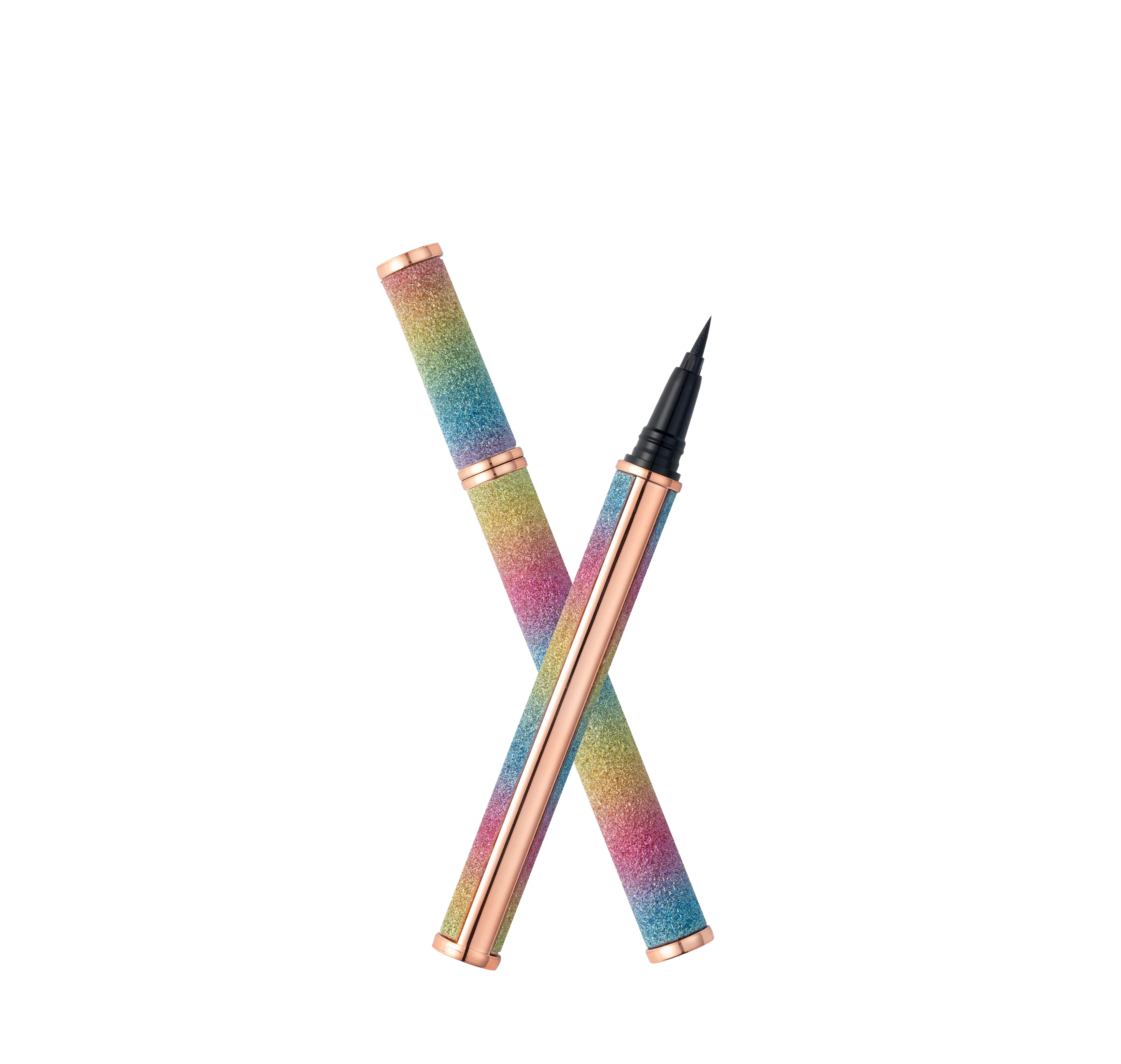 Custom Private Label Waterproof Gel Eyeliner Pen Wholesale Quick Dry Long Lasting Vegan Black Liquid Eyeliner