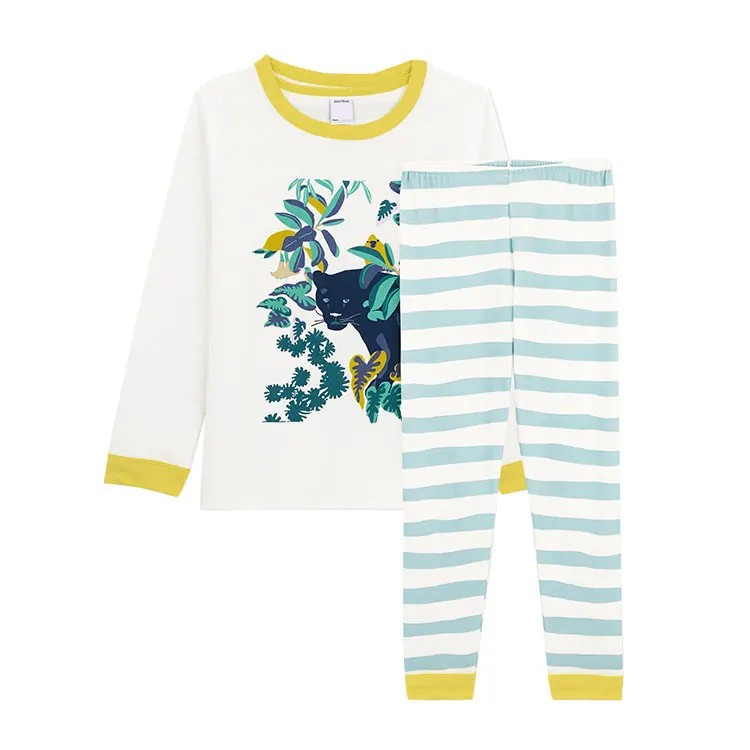 Пижамный комплект с длинными рукавами для мальчиков и детей, модная осенняя одежда, костюм с кальсонами, оптовая продажа, под заказ