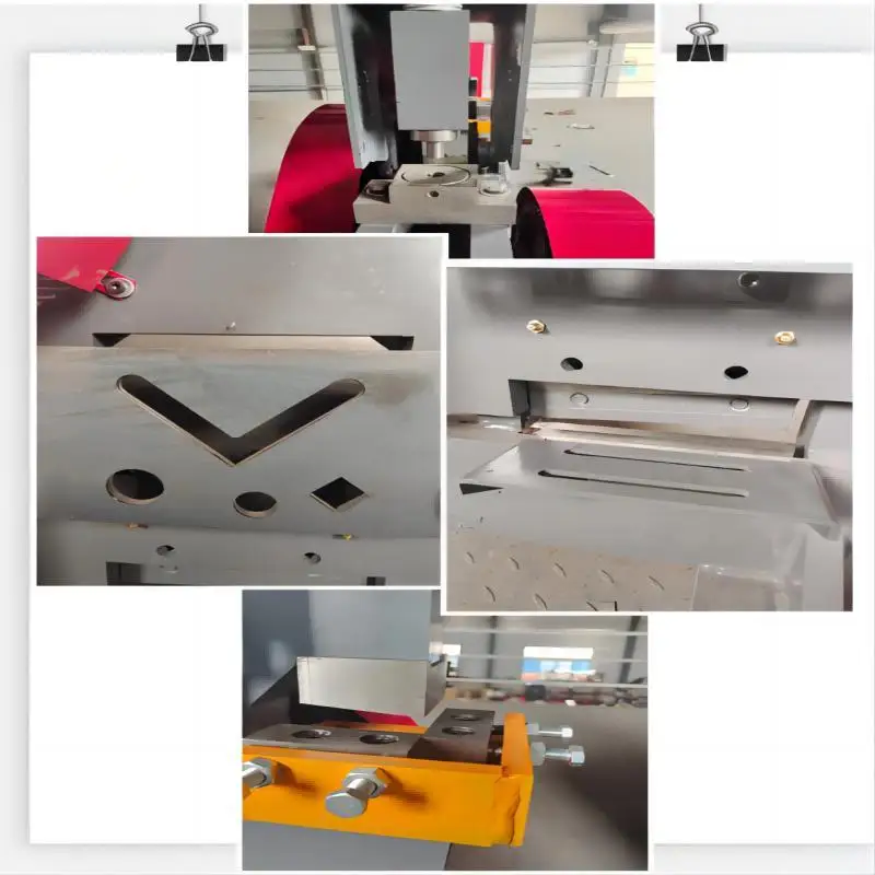 Multifunctional CNC Ironworker Machine Combined Cutting Punching Shearing with Hydraulic Power Source New and Used Condition