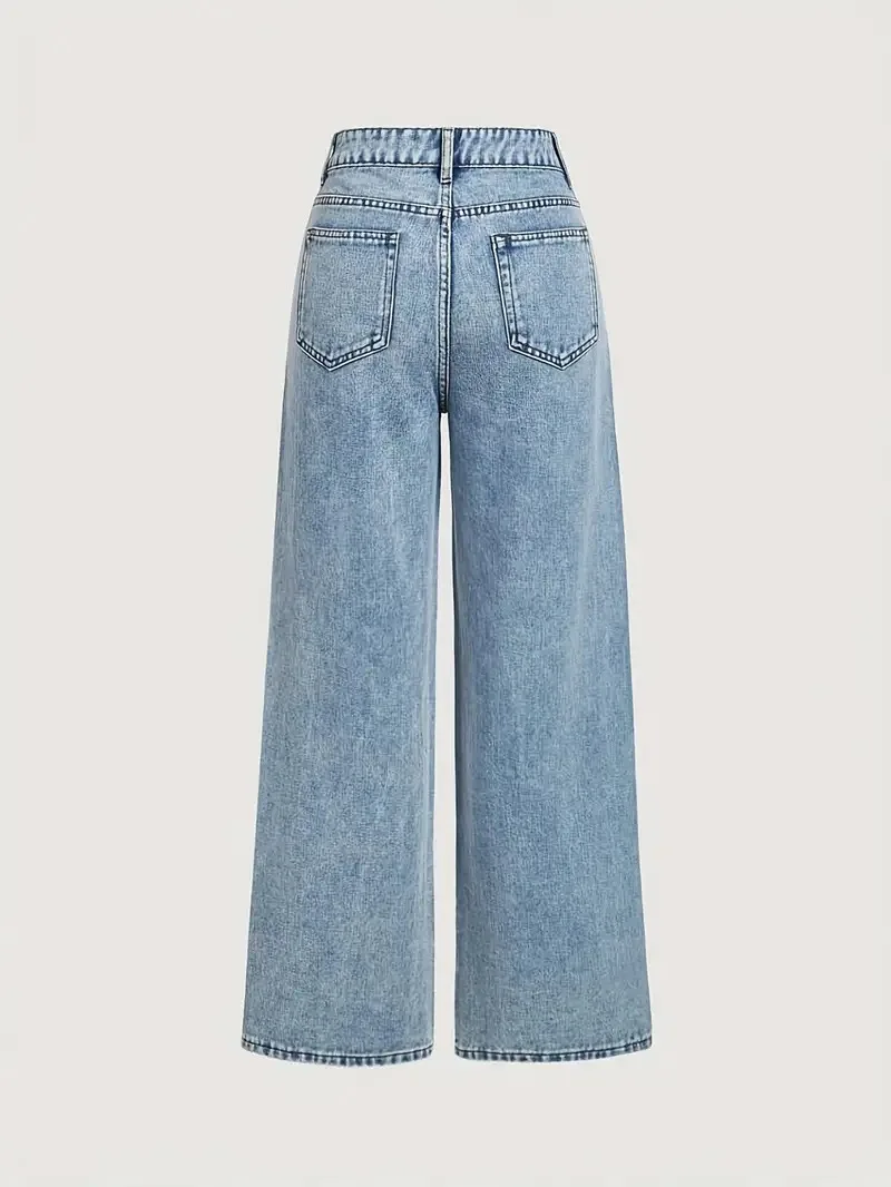 European American Foreign Trade Hot-Selling Polyester/Cotton Quick Dry Light Wash Jeans Fashion Rhinestone Jeans