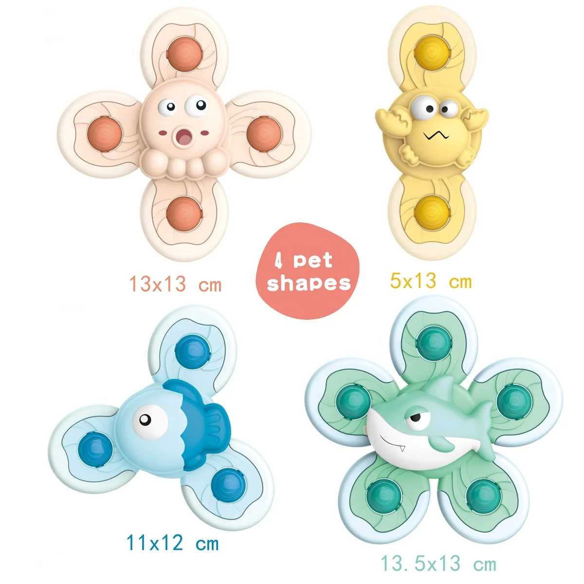 2023 trend toys 4pcs baby spinning