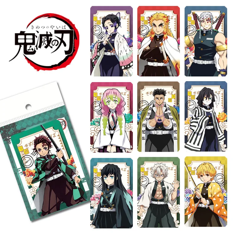 10 Pcs/set * Anime Demon Slayer Collectible Cartoon Figure Cards -  Buy Demon Slayer Figure Cards,Anime Cartoon Figure Cards,Collectible  Cartoon Figure Cards Product on 