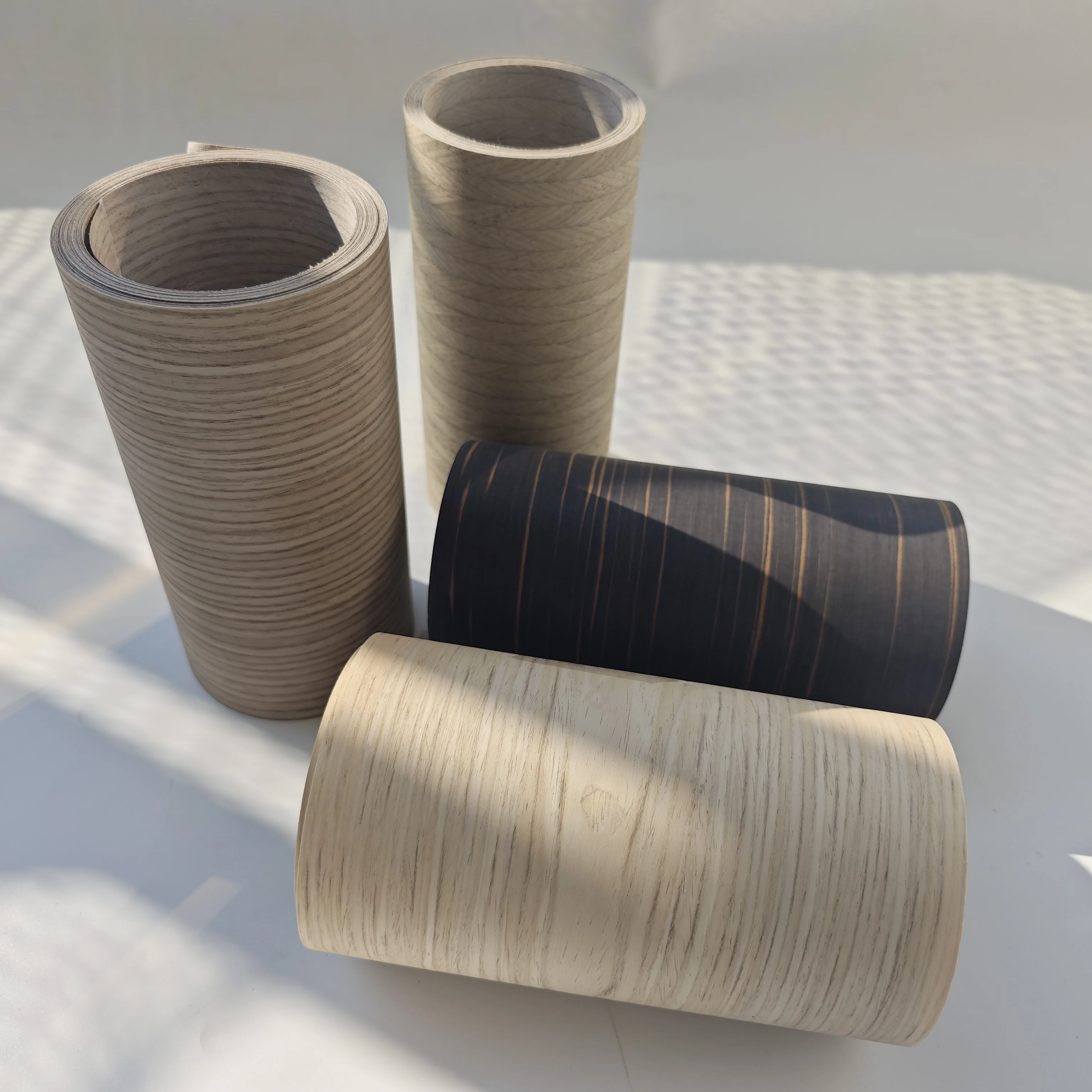 Vunir Preglued Iron-On Hot Melt Adhesive Edgebanding Flexible Wood Tape for Home & Hotel Decorative Wood Veneer Edge Banding details