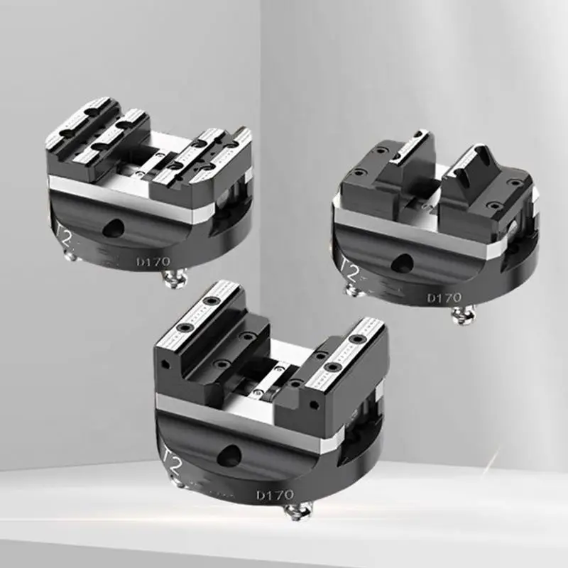 5 Axis Style Precision Interchangeable Self Centering Vice WS-D170 Vice Can Be Installed Positioning Plate Self Centering Vice