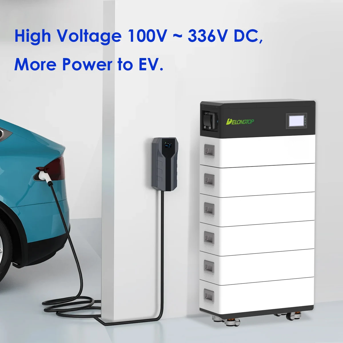 Rack 50KW Solar Inverter Panel System with 16KWH Battery