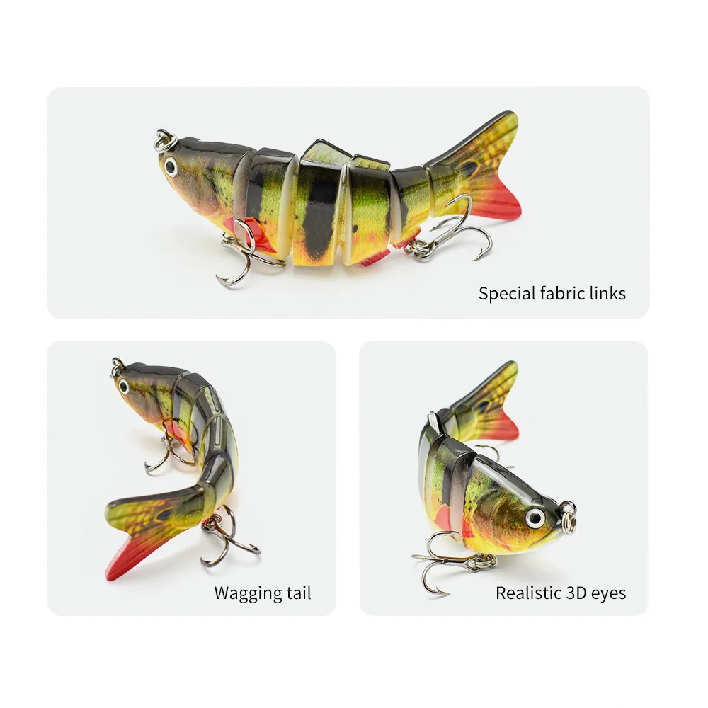 Fishing Lures - 5 Pieces Rattling Minnow Spoon Fishing Lure 8.5cm