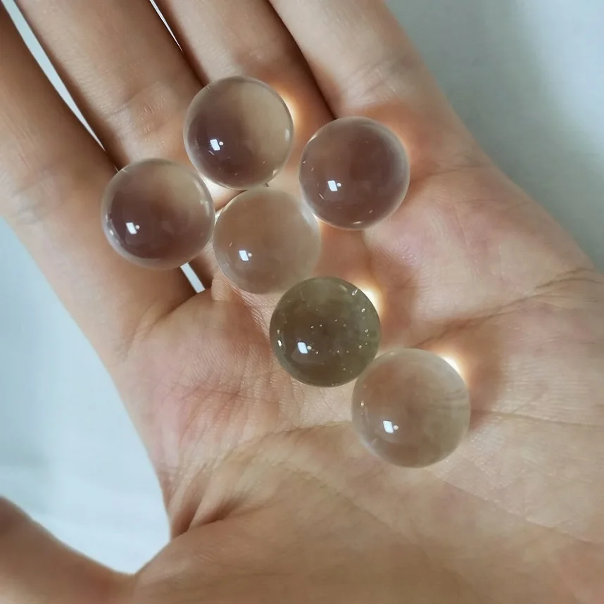 Оптовая Продажа Твердый стеклянный шар 10 мм 12 14 16 прозрачный мраморный