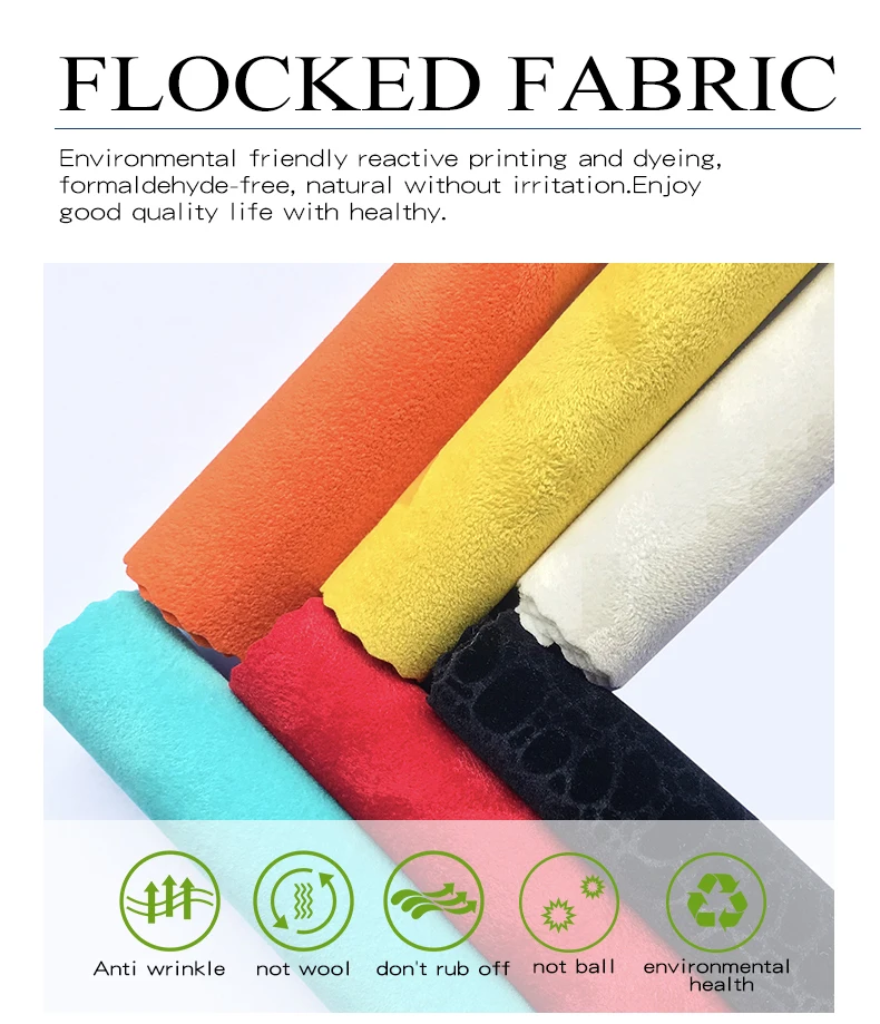 China Black Nonwoven Self Adhesive Flocking Velvet Fabric Supplier For ...