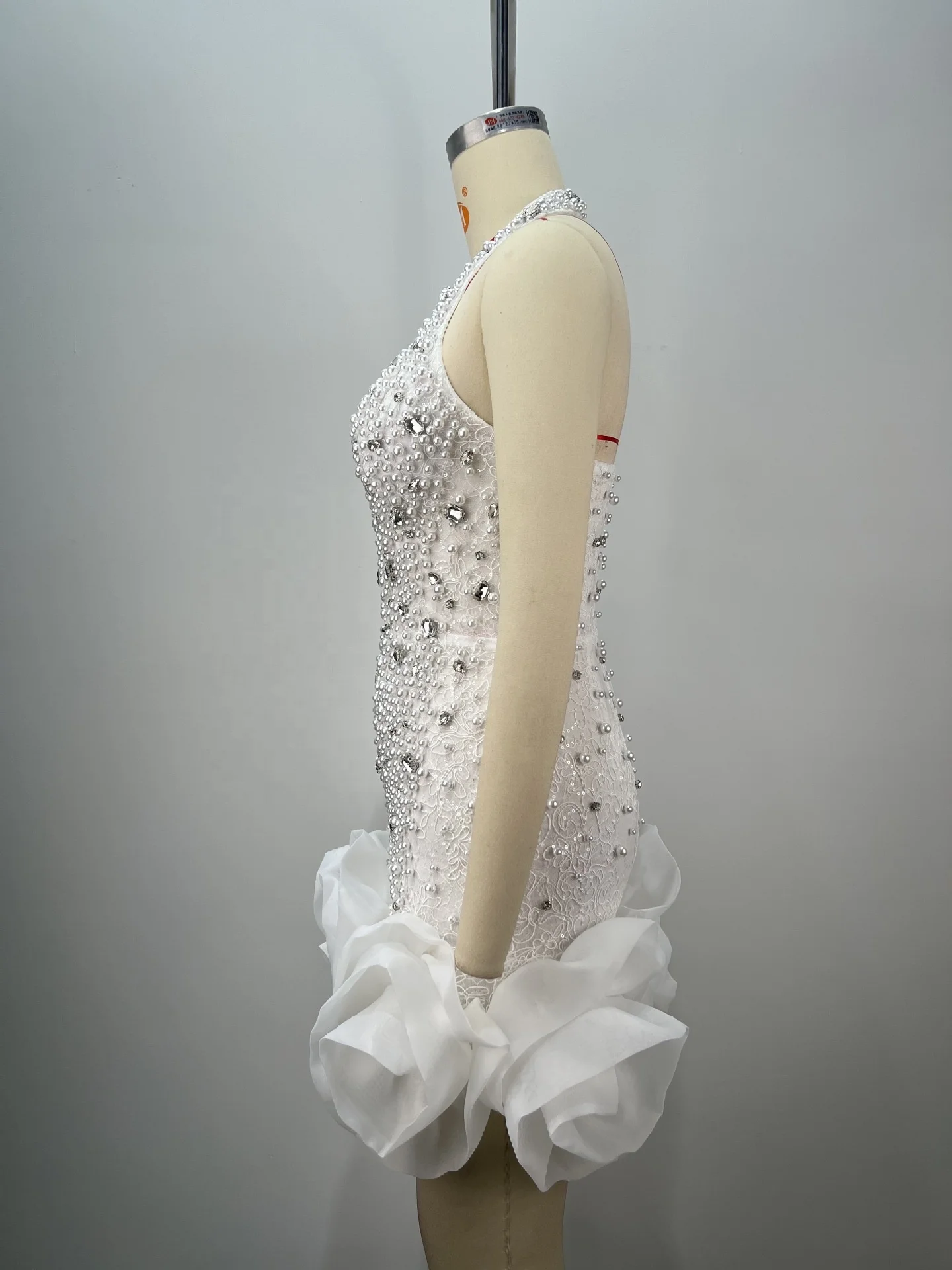 sachin and babi light blue dress Bodycon White Halter Mini Dress Deanna Halter Dress True White  Shake Your  Bon Bon