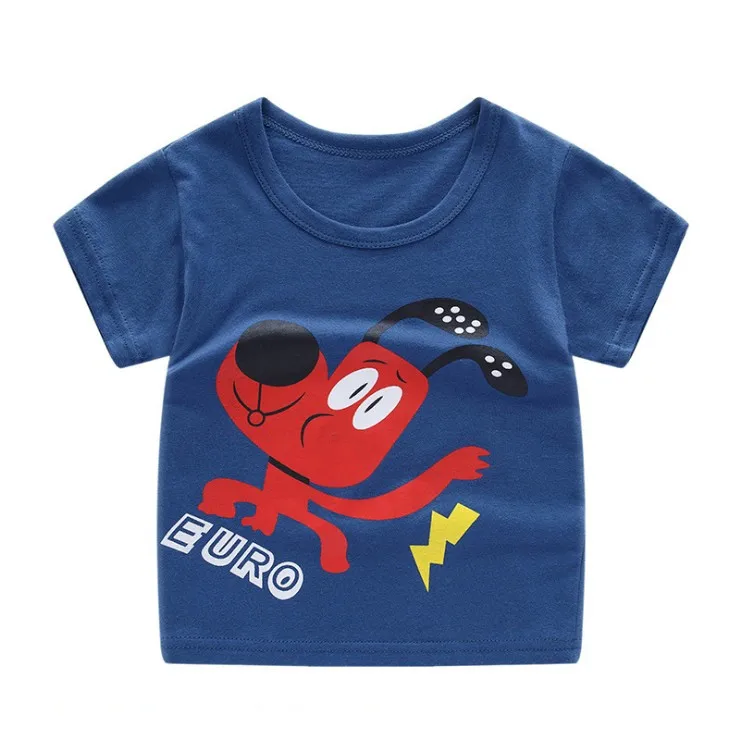 
 2020 лето детская футболка с коротким рукавом и юбка из хлопка для девочек комплект платья из двух частей, платье От 1 до 4 лет детская одежда с рисунком из мультфильма; Юбка для девушек  