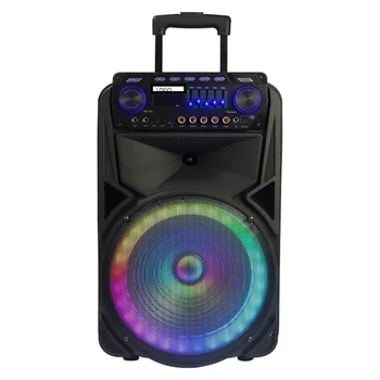 High standard laser portable trolley speaker review with microphone