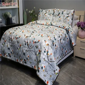 Microfiber Printing Quilts Bedding Bedspreads  Set Durabl