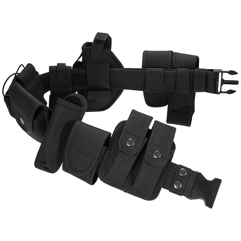 Accessories Adjustable Oxford Cloth Utility Belt Adjustable Heavy Duty Tactical Belt for Daily Commuting Hunting Training Belt