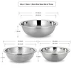Juego de tres piezas de colador de arroz 24-26-28cm