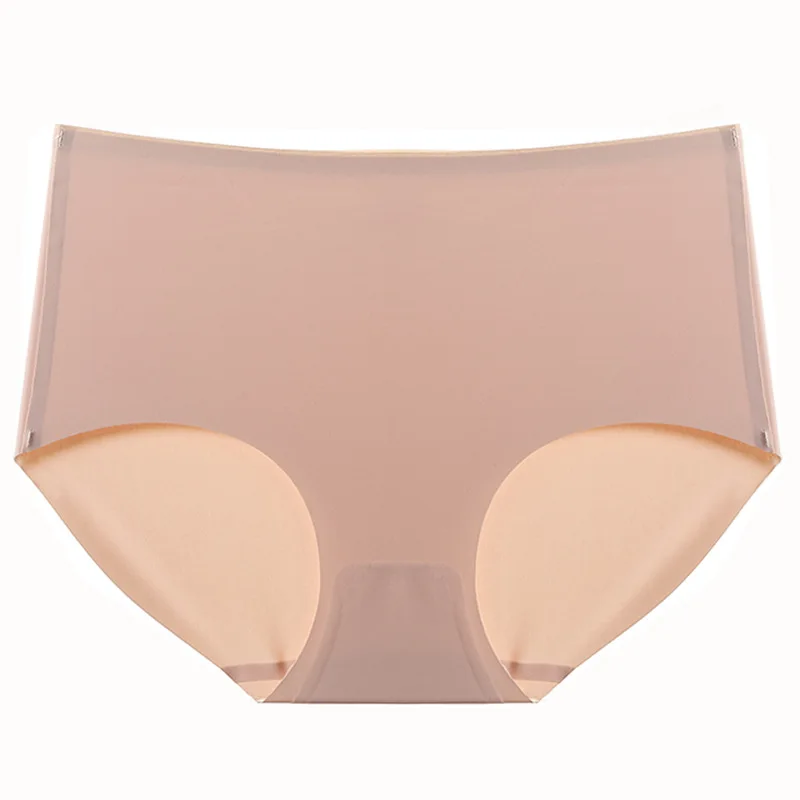 Wholesale Ladies Seamless Underwear Satin Panties Nude Sexy Short