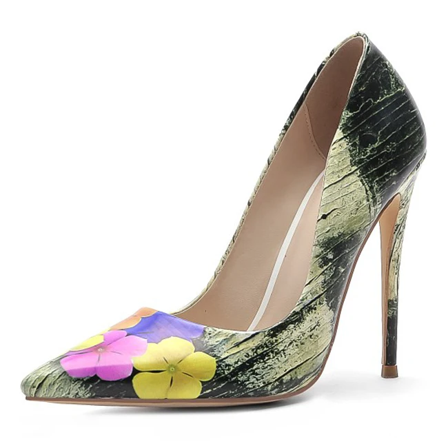 Women Pumps Pointed Toe High Heel 4.7 