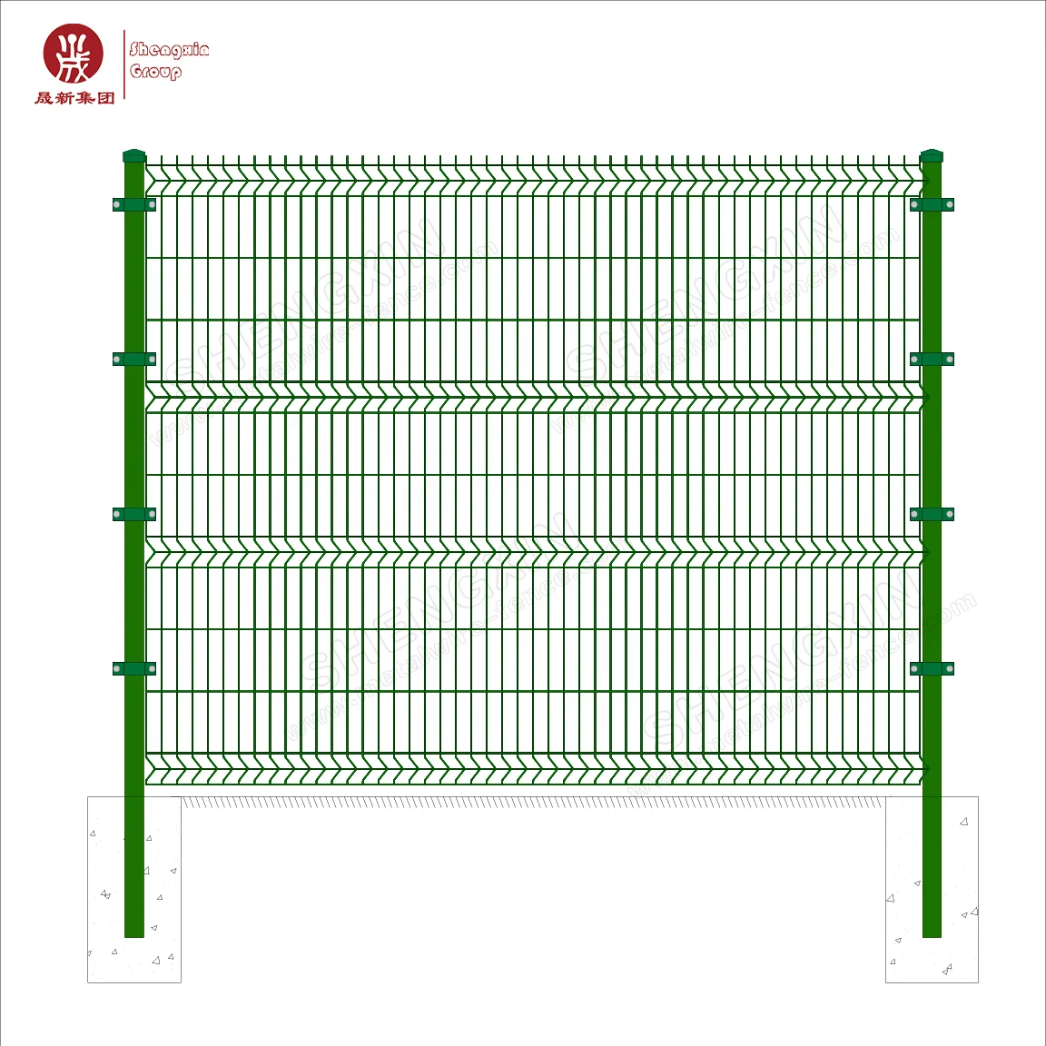High Quality Garrison Wire Mesh Fence in Anping