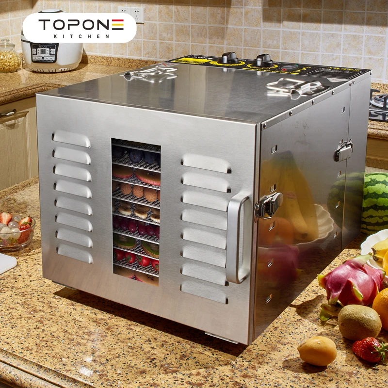 10 Trays Small Home Food Dehydrator for Fruit Vegetable Dryer Household Meat Drying Machine Banana Dryer - Image 4