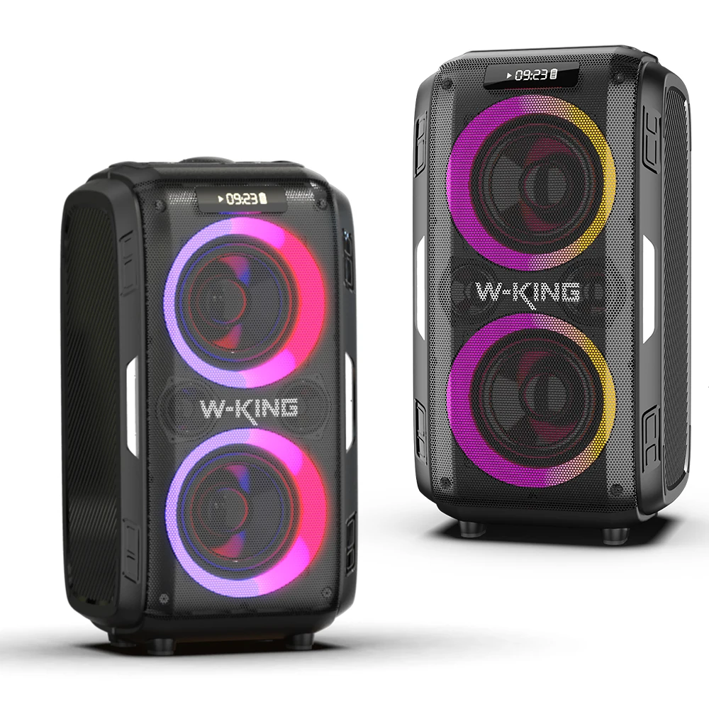 W-KING 120W Portable Bluetooth Party Speaker & Light, USB