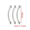 Steel silver 30mm holem1.2mm [single 0.65g]