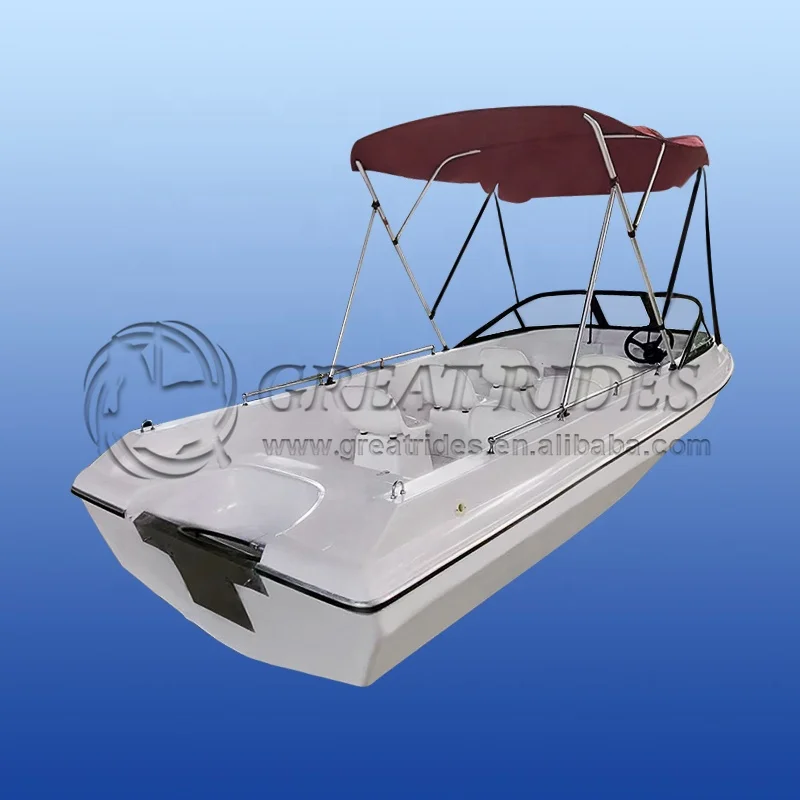 6人乗りの船 グラスファイバーハル電気スピードボート豪華ヨットリブ釣り