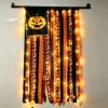 Lighted Pumpkin Tassel Banner