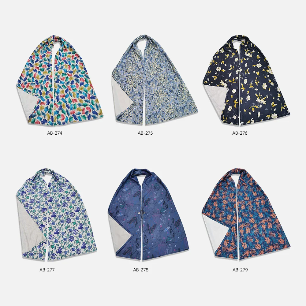 Wholesale Washable Dining Adjustable Snap Closure Adult Bibs Scarf for - product detail 6