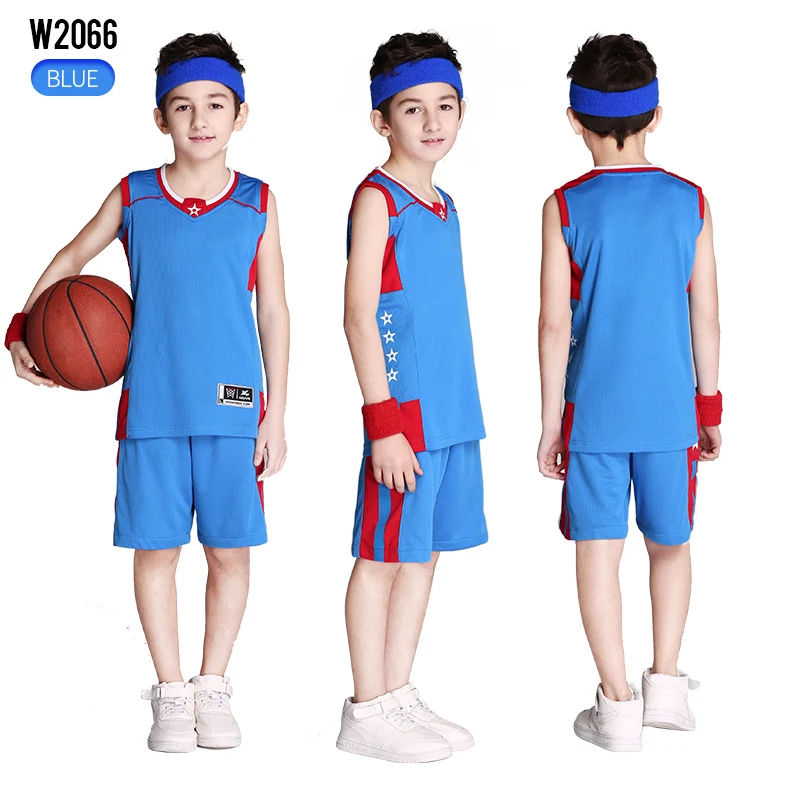 Completo Basket Bambino 2 Pezzi - Maglia E Pantaloncini Traspiranti, Per Bambini 4-14 Anni - Foto 2